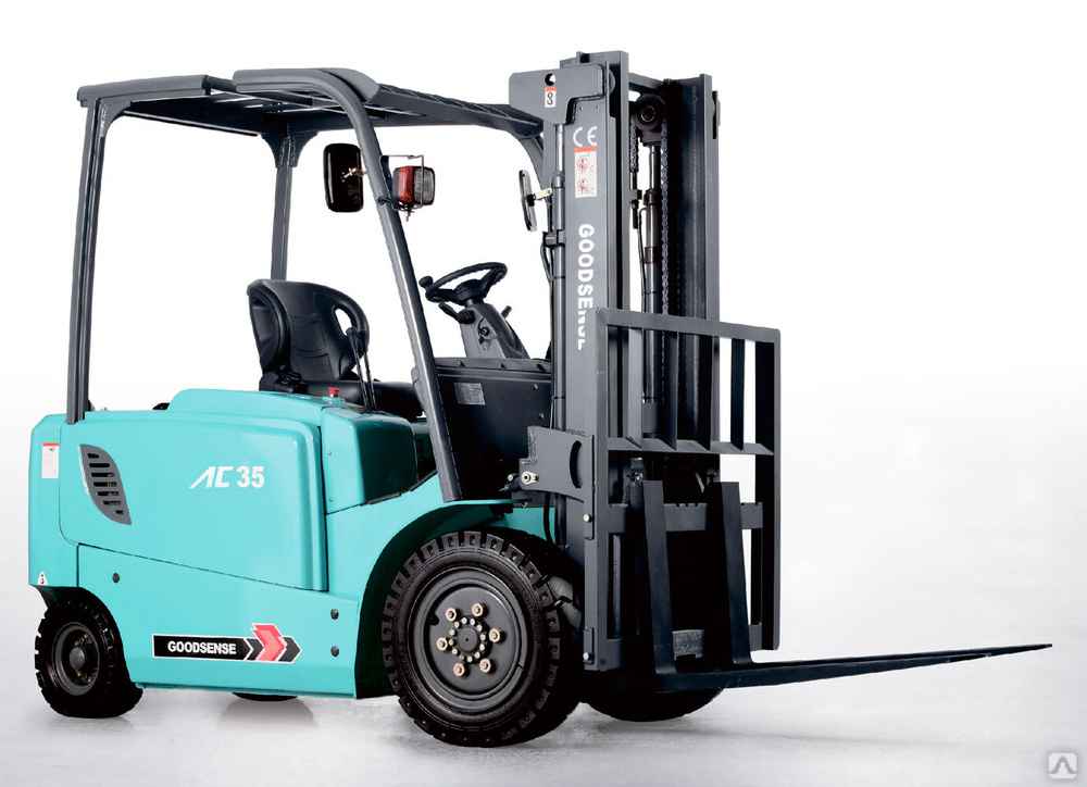 Электропогрузчик UN Forklift 3 т 83.2/405 В/Ач 4 опоры