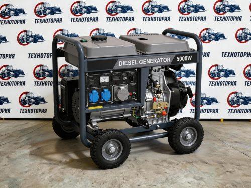 Дизельный генератор DIWEI GD-5500Е-230 5 кВт (ДЭС) Фото 4